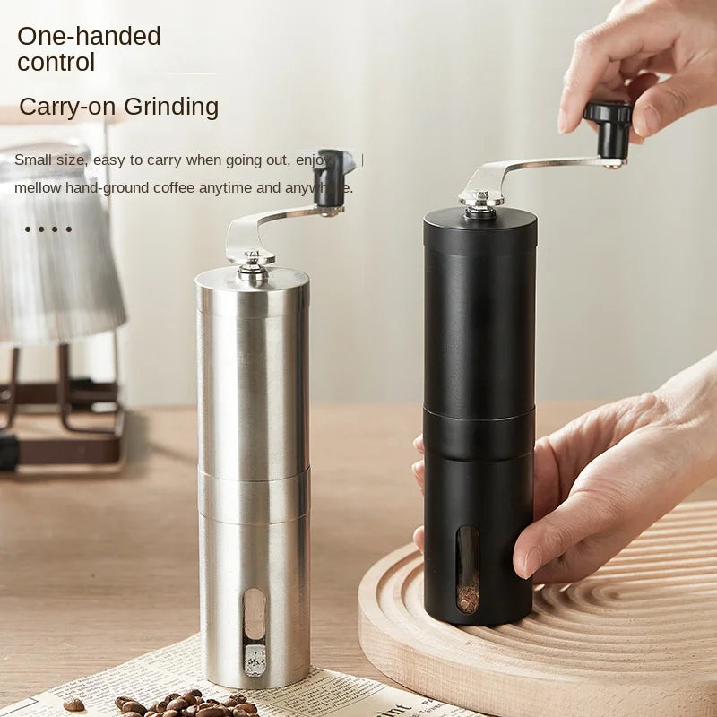 Tanooki Beans Coffee Grinder and One-Handed Control for Easy Grinding