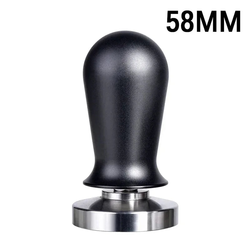 Calibrated espresso tamper with 58MM base for precise coffee dosing