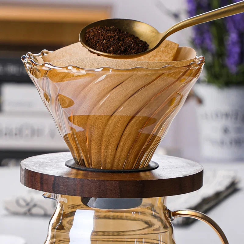 Tanooki Beans Coffee Set featuring a elegant coffee filter with ground coffee for use with a keurig coffee maker coffee.