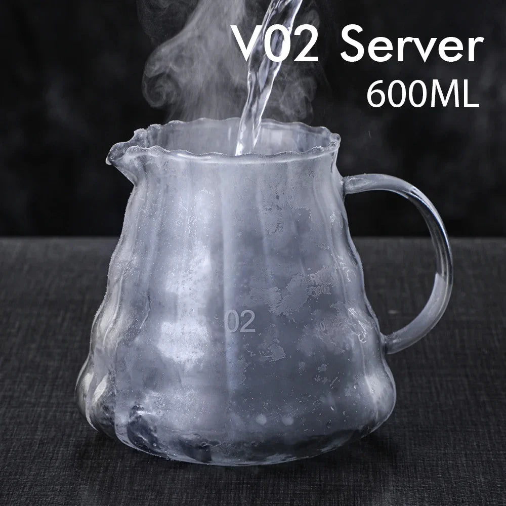 V02 Server 600ML for brewing and serving coffee with a stylish design for use with a Keurig coffee maker coffee