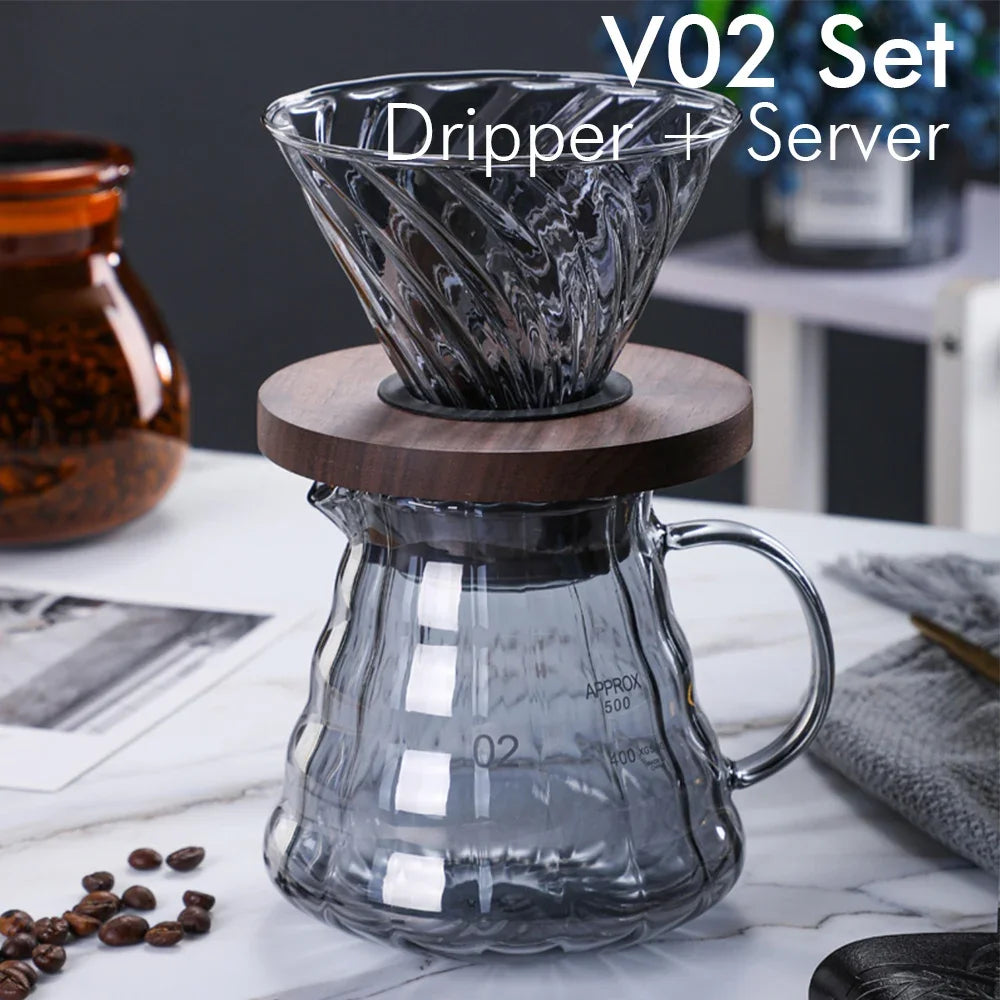 Tanooki Beans V02 Coffee Set with Dripper and Server for Brewing with a Keurig coffee maker coffee
